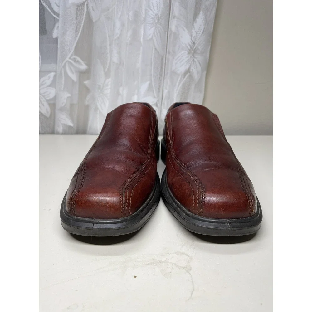 ECCO Shoes Sz Euro 45 ,US 11 -11,5 Brown Loafer Leather Men